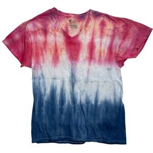 Tie Dye Shirt Large‎ Hanes Comfort Soft Short Sleeve Handmade Cotton Tee Hippie